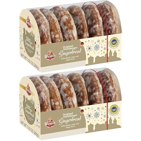 Wicklein Original Nurnberger Lebkuchen Gingerbread Manufacturers Assortment Glazed, 14.10oz Cover