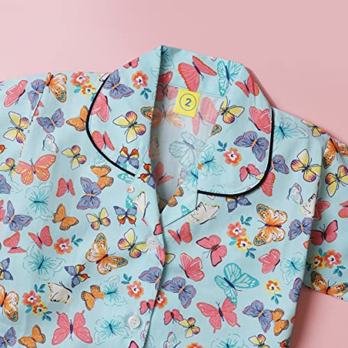 Image of Little Swag Alphabets Cartoon Printed Unisex Cotten Pyjama Night Suit Set for Kids, Girls and Boys Wear