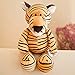 Jouets farcis Super Mignons for Enfants Couchage Jungle Animaux Animaux poupées d'éléphant Chien Tigre Fox Lion Girafe Raton lavocon Singe (Color : Tiger, Height : 25cm)