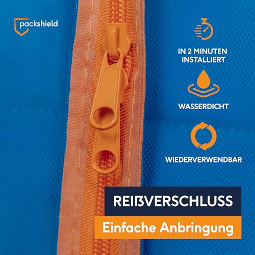 Matratzenhülle 90x200cm aus dickem Kunststoff – Schutz für Aufbewahrung und Umzug – Dicke 30cm – wasserdichte und reißfeste Aufbewahrungstasche mit Reißverschluss