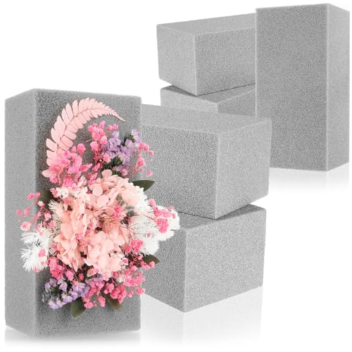 com-four® 6X Composition Plug-in pour compositions Florales - Mousse Plug-in Mousse Florale - éponge à la Main Mariage