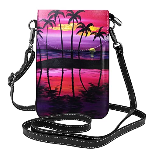 Sac téléphone portable palmier tropical pour vos balades d'été