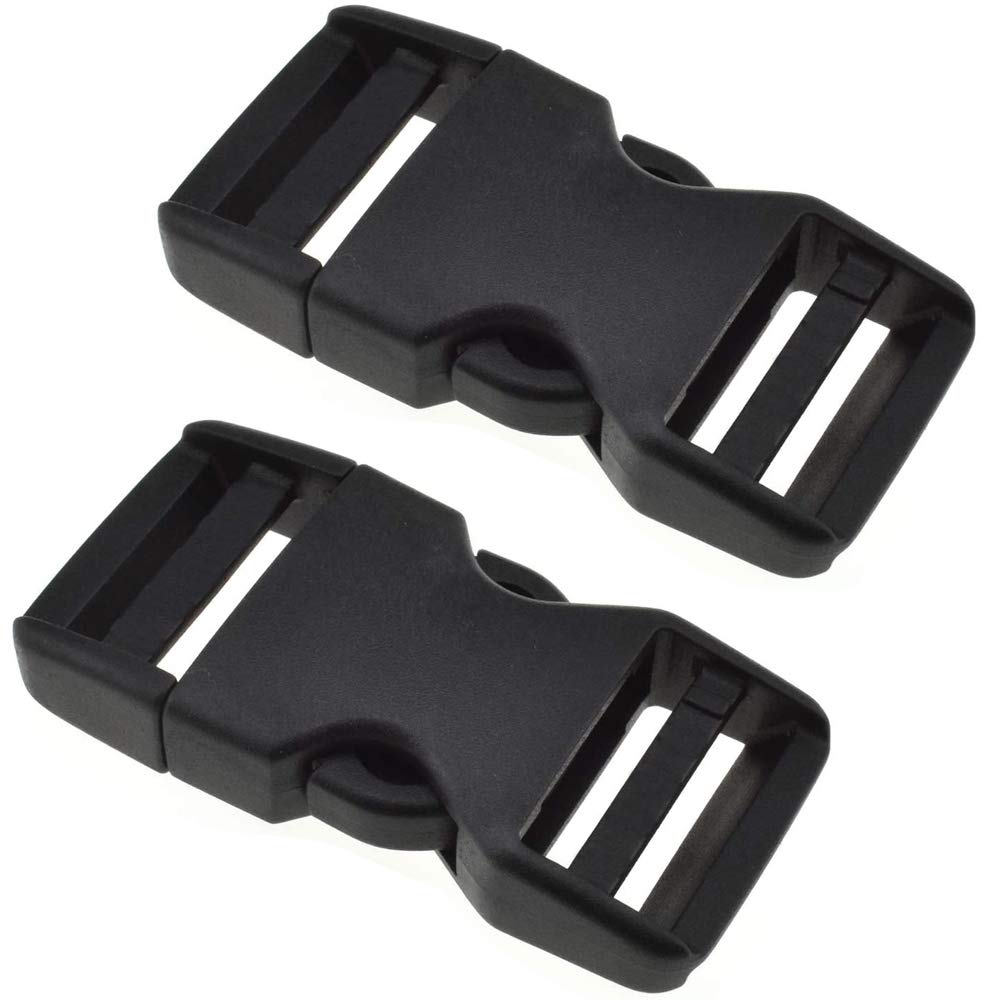 Buy Quick Side Release Buckles 1" Wide，COZYROOM Dual Adjustable No
