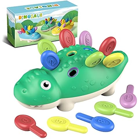 ZAMERR Baby Sensory Toys Age 18 Months, Fine Motor Skills Montessori Toddler Toys, Educational Learning Developmental Sorting Toys Games Gifts for 1 2 3 Years Old Boys Girls Kids Cover