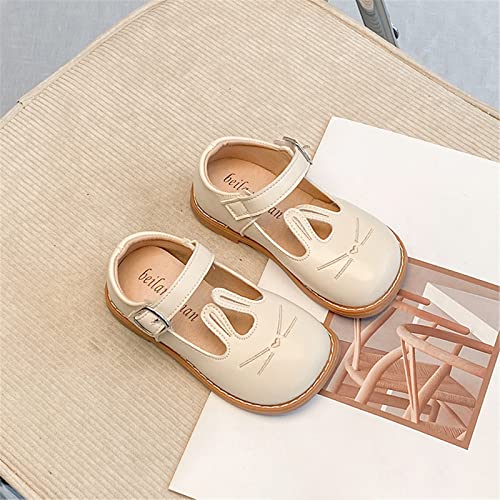 Toddler Little Girls Leather Rabbit Shoes Anti Slip Lightweight Sandals Fashion Summer Princess (A, 12 Little Kids)2