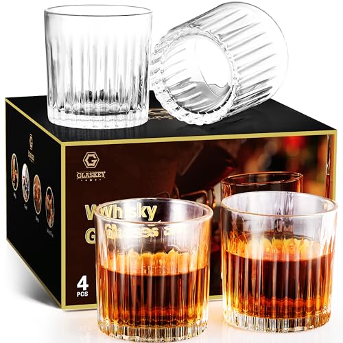 Set 6 Bicchieri Whisky | Capacità 300 Ml (10 Oz) | Vetro Senza Piombo | Per Bourbon, Scotch, Cocktail - Foto 10