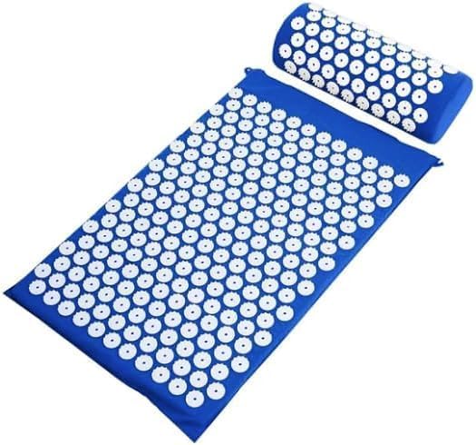 Fizont Mart Acupressure Mat, Acupressure Body Mat and Pillow Set for Men & Women, Back, Neck and Muscle Pain Relief, Includes Travel Bag with Adjustable Strap (Blue with White Spikes) (B0CTH7PHQB) Amazon Price History, Amazon Price Tracker