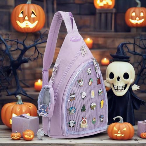 Mens Womens Oxford Ita Bag Pin Display Chest Pack Single Shoulder Bag Sport Backpack Packs Hiking Daypack