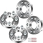 ROADFAR 4Pcs 5 Lug Wheel Spacers Adapters 5x110 to 5x4.5 1 inch Thickness Bore 65.1mm Thread Pitch 12x1.5 Wheel Spacers Compatible for L300 Wheel Adapters 2001-2005 for 200 Wheel Adapters 2015-2017