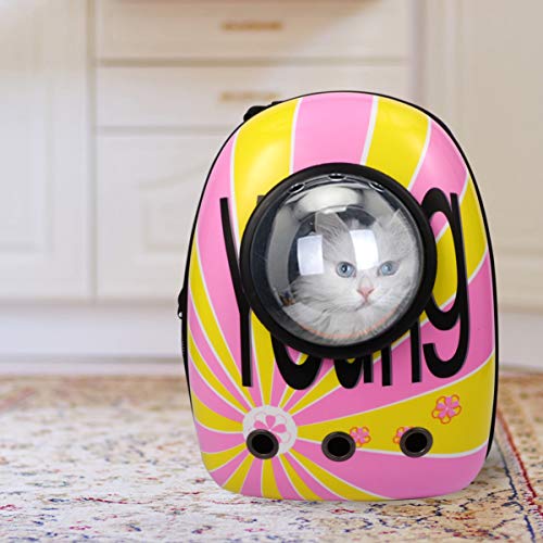 Mochila para transporte de animais de estimação TENDYCOCOCOCO, mochila para transporte de gatos, cáp