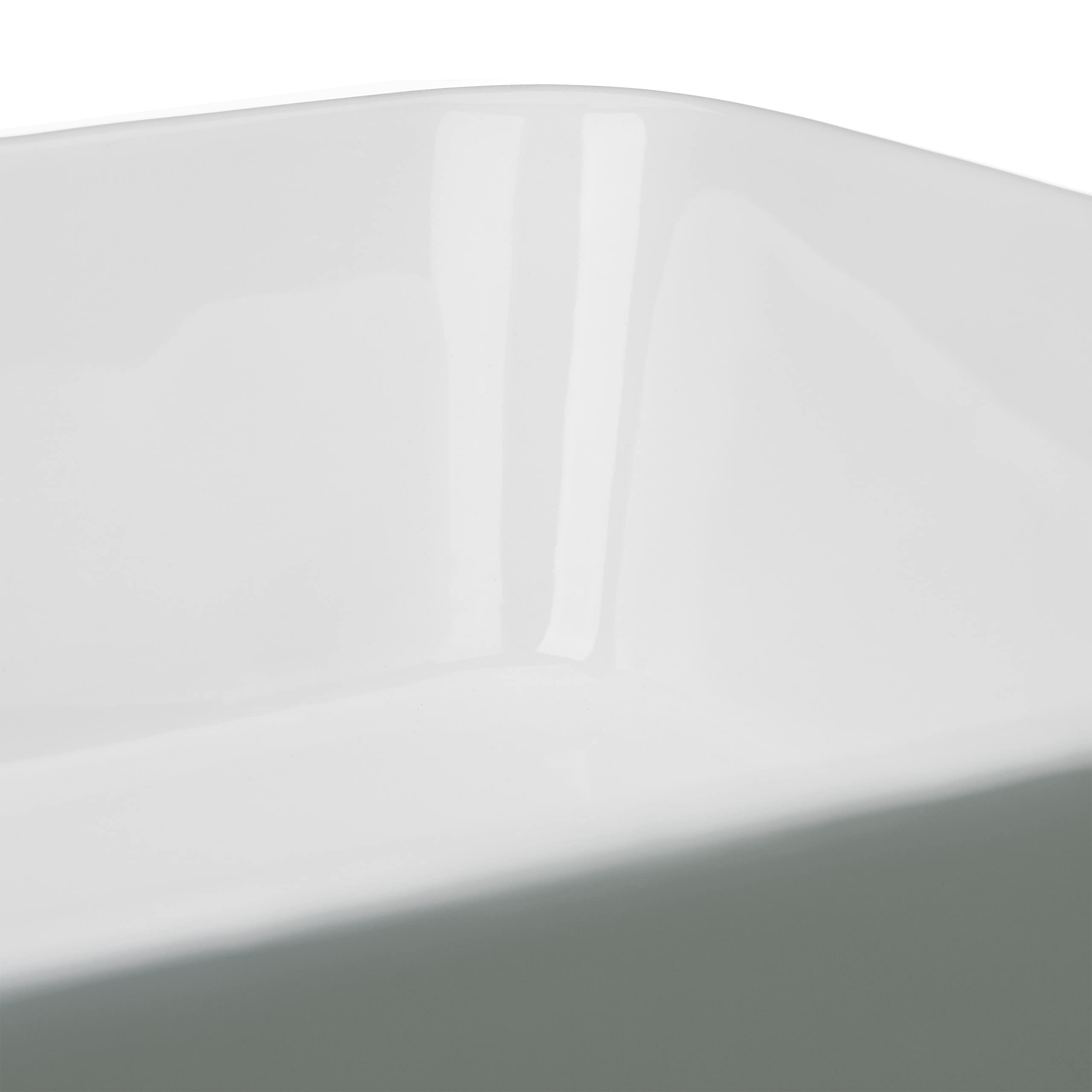Relaxdays Set da 3 Teglie in Ceramica, Pirofile Rettangolari, per Forno, Frigo, Lavastoviglie, con Manici, Grigio Bianco