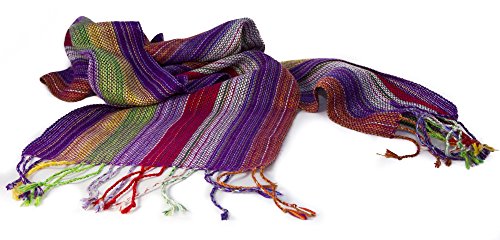 Naturally Dyed Alpaca Wool - Lightweight Scarf