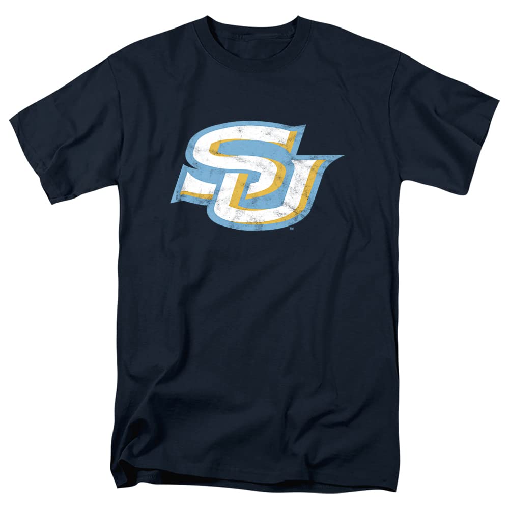 LOGOVISION Official Collegiate Distressed Primary Logo Adult T-Shirt Collection — view 280