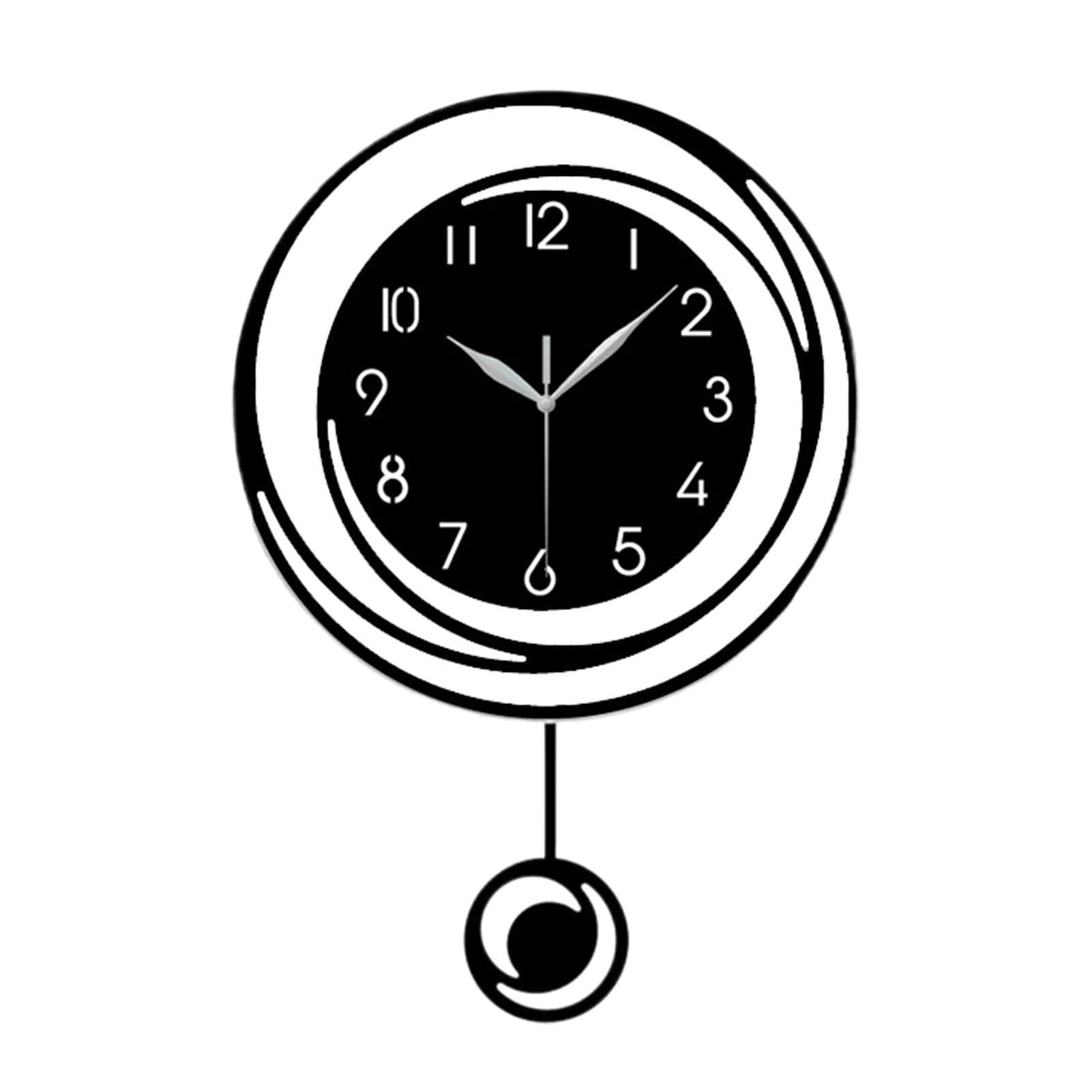 Générique Orologio da parete con numeri grandi leggibili funziona a