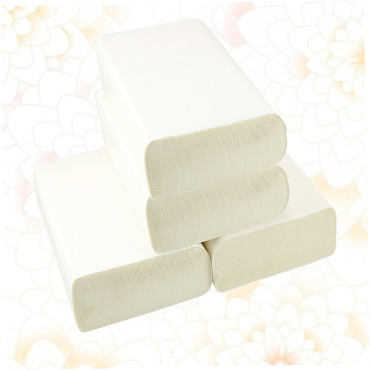 Pâte de Bois Blanc Essuie-tout 4 Rouleaux Épais Cuisine