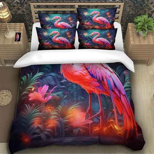 Parure de lit hypoallergénique poisson 3D housse de couette zip