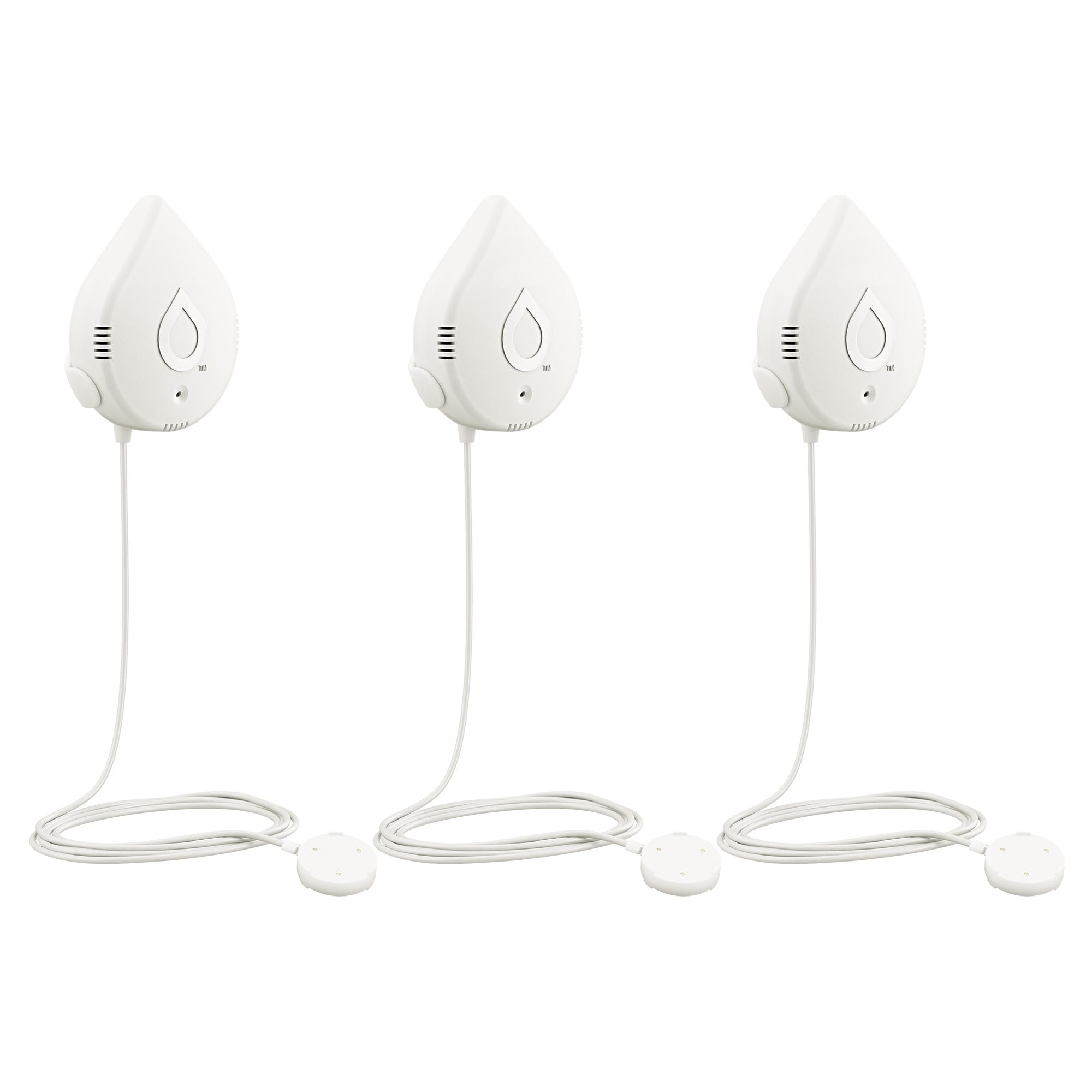 Moen 920-005 Flo Smart Water Leak Detector, White, 3-Pack