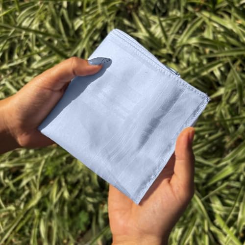 Image of HEELIUM Bamboo Handkerchief for Men & Women | Ultra Soft & Absorbent | Multipurpose Premium Rumal | Large Size 43 x 45 CM