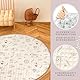 Gesteppte Krabbeldecke Baby 150cm, Safari Tiere– extra dicke 1,5cm weiche Baby Krabbelmatte – Baby Spielmatte mit rutschfester Unterseite zum Krabbeln, Laufgitter – maschinenwaschbare Baby Spieldecke
