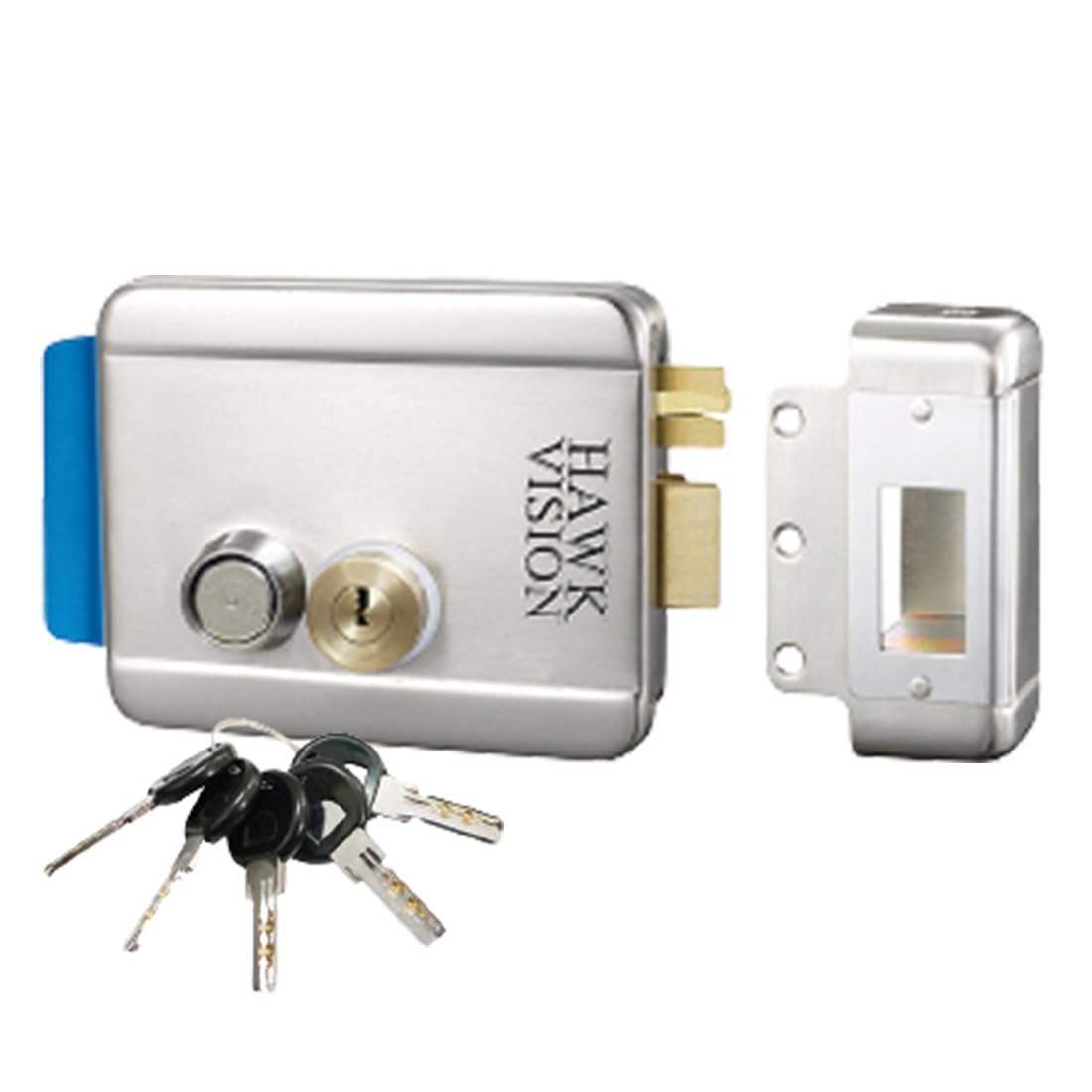 HAWK VISION stainless Steel Polish Anti Theft High Security Double Lock Inside & Outside Lock opration With 5 Computrized Key/12-24V DC Door lock security system|Electronic Main Door Lock|SS Door Lock (B0C9GNQY6L) Amazon Price History, Amazon Price Tracker