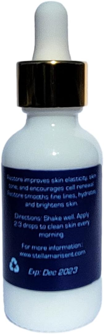 Restore by Stella Maris Omega Chain Fatty Acids, Vitamin A & E, & Natural Retinol. Encourages Cell Renewal Restores Elasticity, Smooths Fine Lines, (Day)