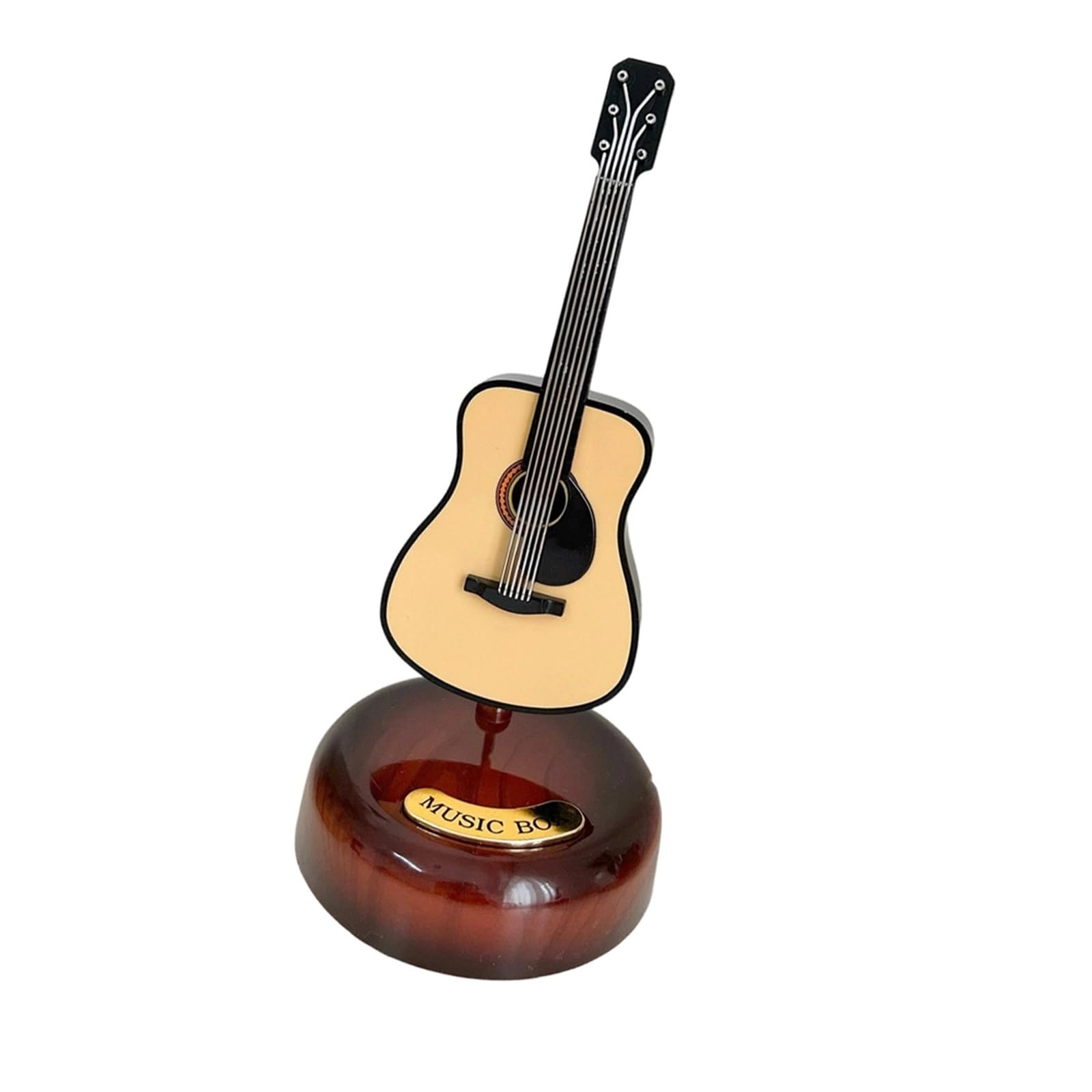 ZXFJYUIP Classic Orchestral Instruments Guitar Trumpet Music Box Professional Decorative Items For Home Décor(Guitar)