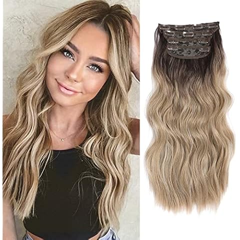 Fine Plus Ombre Dirty Blonde Hair Extensions Cover