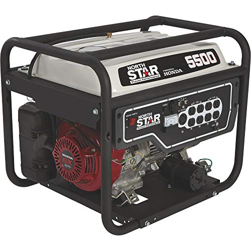NorthStar Portable Generator - 5500 Surge Watts, 4500 Rated Watts, CARB Compliant
