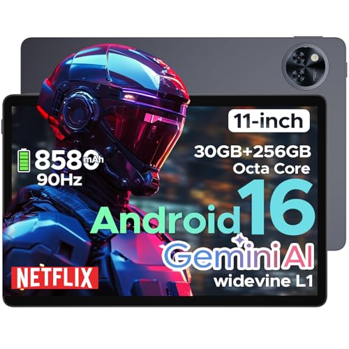 【30 GB di RAM + 256 GB di ROM, espandibile fino a 2 TB】Dotato di 30 GB di memoria (6 GB RAM fisica + 24 GB espandibile) e 256 GB ROM, il tablet Android 16 assicura multitasking fluido e lettura/scrittura veloce, eliminando rallentamenti e spazio insufficiente. Supporta espansione TF fino a 2 TB per applicazioni, file multimediali e documenti. Il gestore di archiviazione intelligente suggerisce pulizie, eliminando file inutili per mantenere prestazioni ottimali.