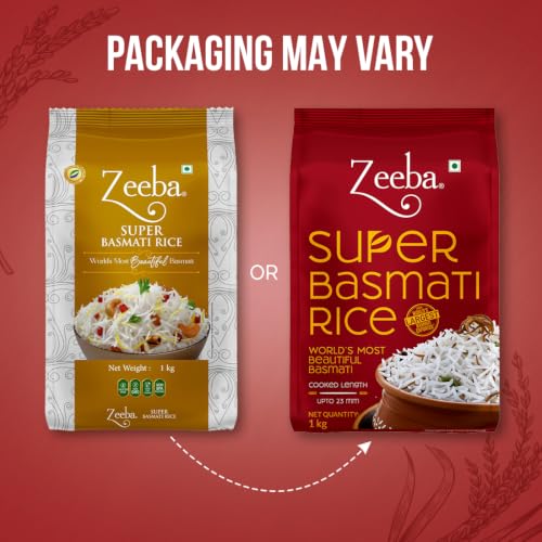 Image of Zeeba Super 1401 Basmati Rice (Long Grain) 1 kg