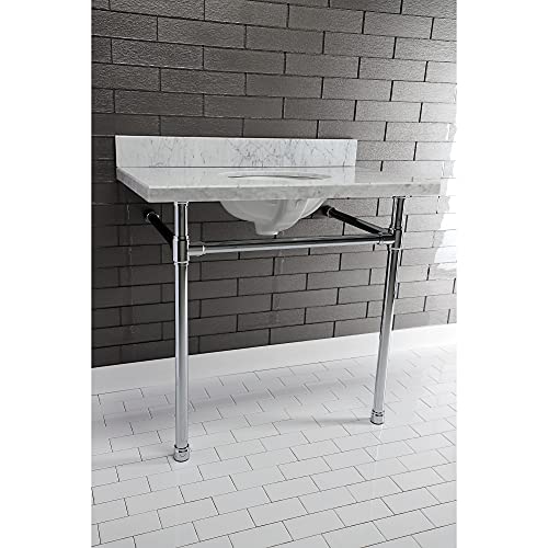 Kingston Brass Vpb2818331 Dreyfuss Console Sink Legs, Polished Chrome #TOP5