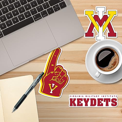Image of Virginia Military Institute 8ct Vinyl Large Deluxe Stickers Variety Pack - Laptop, Water Bottle, Scrapbooking, Tablet, Skateboard, Indoor /Outdoor - Set of 8