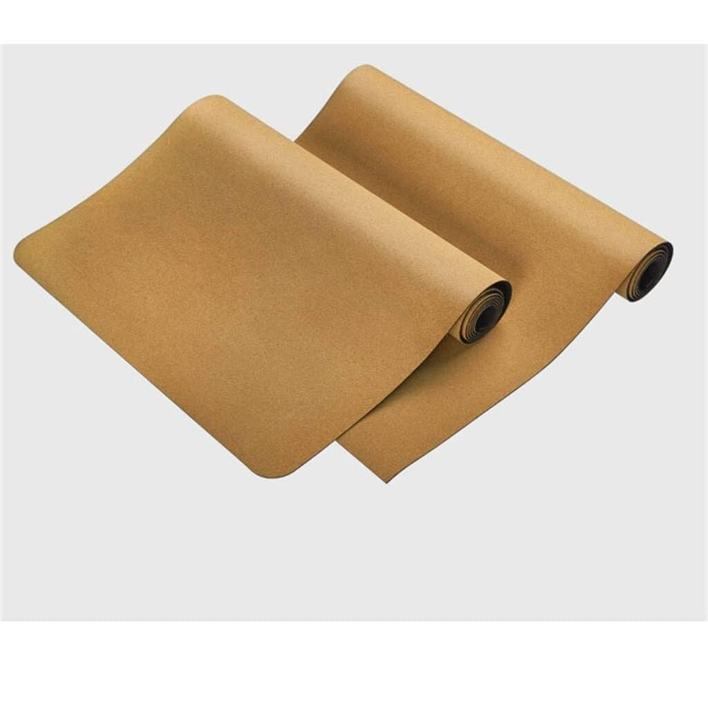 Cork Yoga Mat Pilates Exercise Mats Fitness Gym Sports Slimming Balance Training Pads Mat D As the picture shows