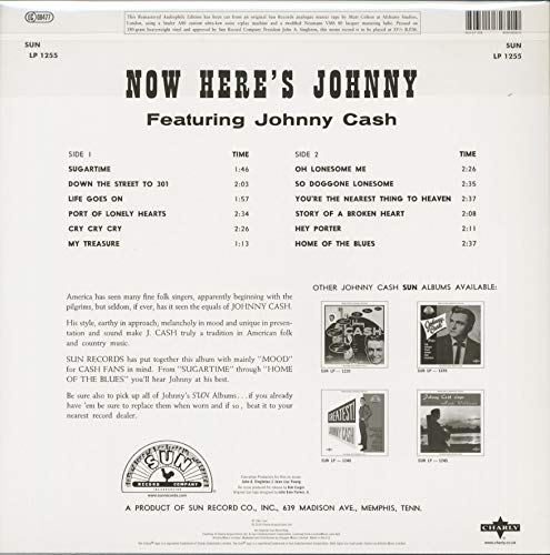 Now Here's Johnny Cash [Disco de Vinil]