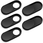 CloudValley Webcam Cover [6 Pack], 0.6mm Ultra-Thin, Metal Camera Cover Slider for MacBook Pro 13/15 inch, MacBook Air, Laptop, iPad, iMac, Desktop PC, iPhone, Black Protect Your Privacy