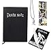 SIYUDE Carnet Death Note : meilleurs cadeaux pour les amateurs de cosplay, peut être utilisé comme journal intime et carnet. Taille de 21 cm/14 cm (avec stylo plume et collier en forme de L)., Noir