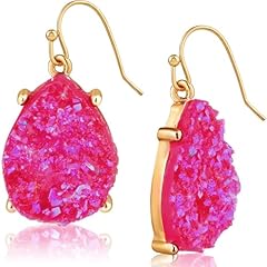 Gold - Hot Pink Stone
