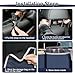 UYYE Trunk Hanging Organizer, Backseat Storage Bag, Collapsible Car Interior Accessories with 4 Pockets & 2 Mesh Pouches for Tools, Provide More Storage Trunk Space for SUV, Jeep, MPVs (Drak Blue)