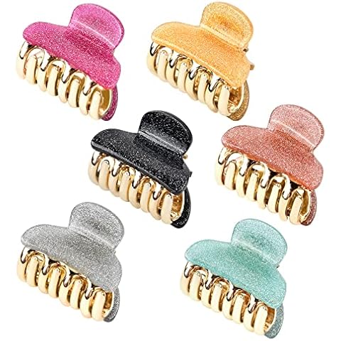 Xzeemo 6 Pcs Clips de Garra de Pelo Cover