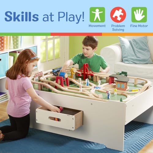 Melissa & Doug Deluxe Wooden Multi-Activity Play Table - image 6