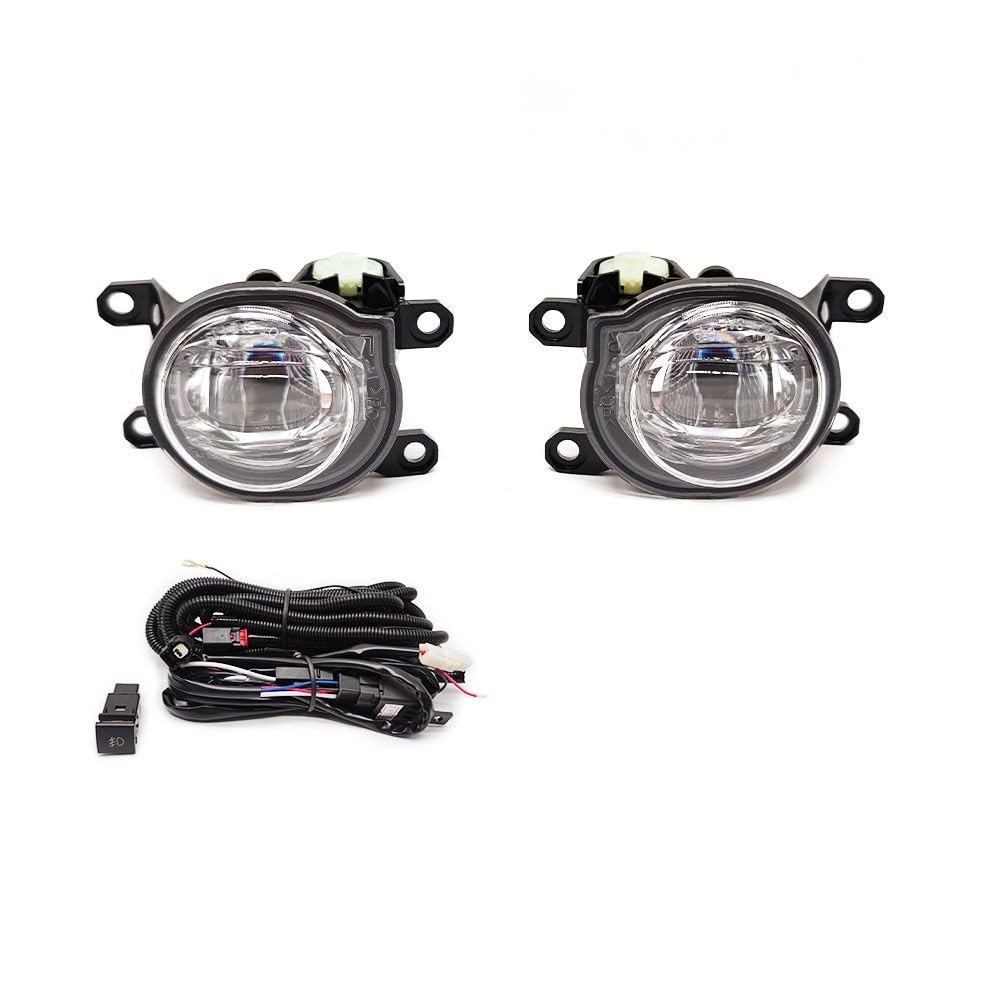 Cubierta marco luces antiniebla de acabado resistente para parachoques de Yaris Ativ 7