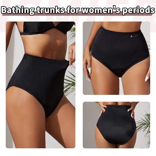 Period Swimwear Bikini - Leakproof Menstrual Swim Bottoms UPF 50+, Waterproof Swimsuit, for Women, Girls, Teens2