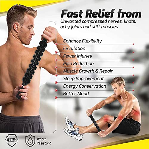 Muscle-Roller-Stick-Muscle-Yoga-Massage-Roller-Bar-Fitness-Beauty-Tool-for-Athletes-Relief-Pain-for-Leg-Back-Black