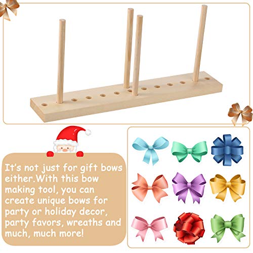 Willbond WILLBOND-WOODEN MAKER TOOL-01 Bow Maker For Bow Ribbon Wreath Wooden Maker Tool thumb #3