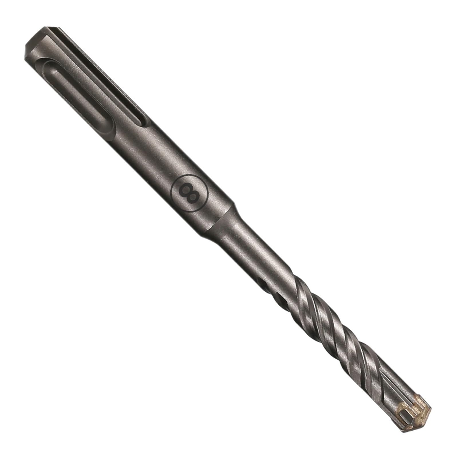 Punta da trapano SDS Plus da 110 mm, punta in carburo di tungsteno a 4 taglienti for pietra di mattoni di cemento, 1 pezzo(110x8mm)