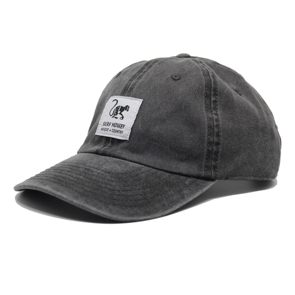 SURF MONKEY DRESSED IN MUSIC PLAY WITH ME Gorra Beisbol Classic Surf Monkey® - Gorra Dad de Sarga sin Estructura (Negro)