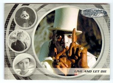 Yaphet Kotto James Bond trading card 40th anniversary #27 Live and Let Die Mr Kananaga