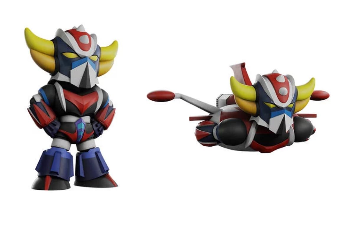 Plastoy Duo Figures: Spacer + Gold Drak Standing, Black