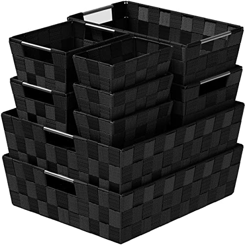 Organize Your Shelves with the Best Black Baskets for Storage