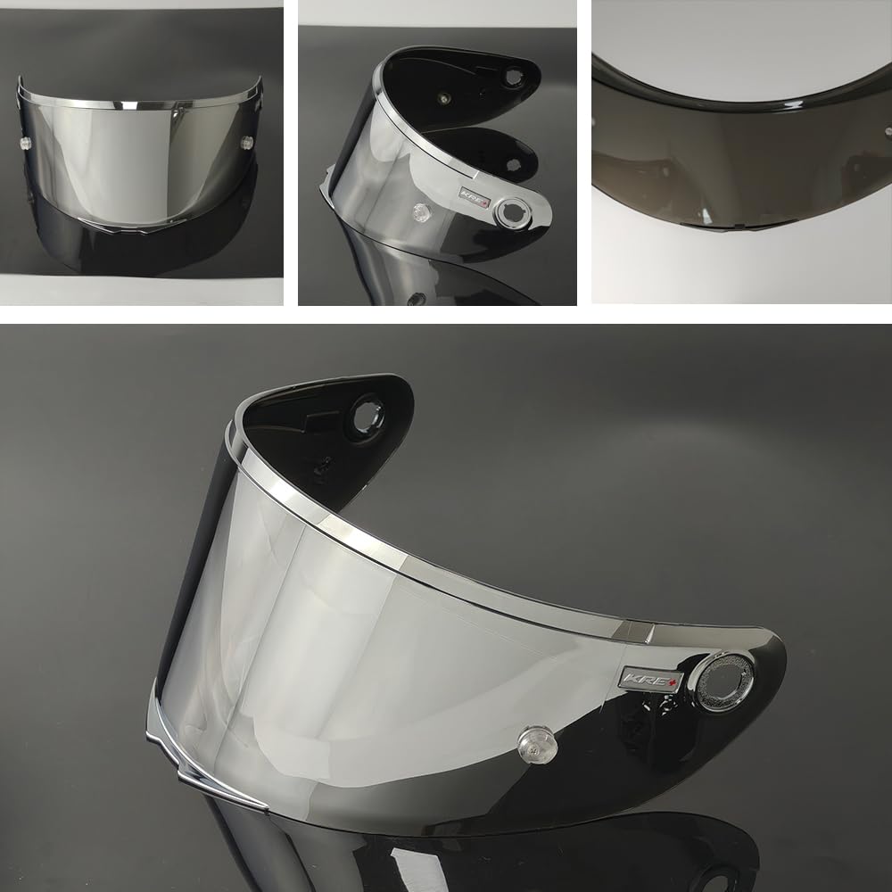 ANSUNDA V29 Helmet Visor for KRE+,UV Protection Motorcycle Helmet Face Shield Compatible with MT KRE+ (Silver)